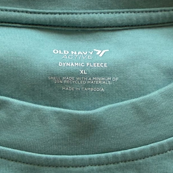 Old Navy Active Dynamic Fleece Oversized Cropped Crewneck Sweatshirt XL - Picture 4 of 5